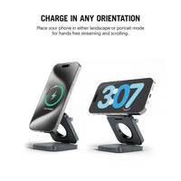 TuneFit Foldaway 3-In-1 Magnetic MagSafe Wireless Charger