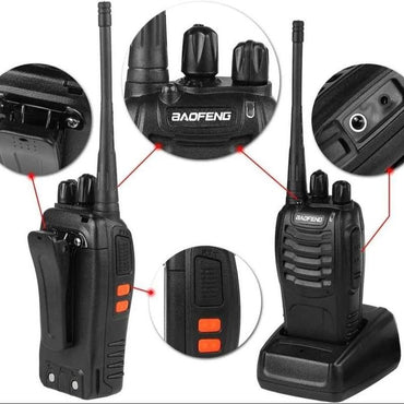 TuneFit Walkie Talkie – Long Range, Rechargeable, Dual Channel