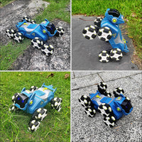 TuneFit RC Robot Dog Stunt Car – Mist Spray, Music, Lights | 2.4GHz Remote Control | Shape-Shifting | Gift for Kids (Ages 6-14)