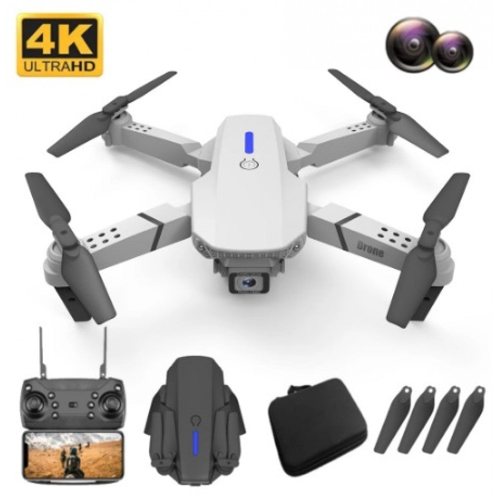 TuneFit Pro RC Mini Drone 4K Camera Foldable Aerial Photography Quadcopter With Fixed Height And Stiff Remote Control Aircraft