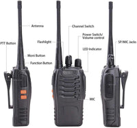 TuneFit Walkie Talkie – Long Range, Rechargeable, Dual Channel