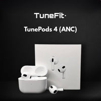 TunePods 4 – ANC, Spatial Audio, Wireless Charging, 30 Hours Battery Life | 100% Hassle-Free Warranty