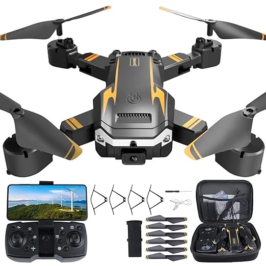 TuneFit AeroX 4K | Brushless Foldable Drone with 4K UHD Camera & 45-Min Flight Time