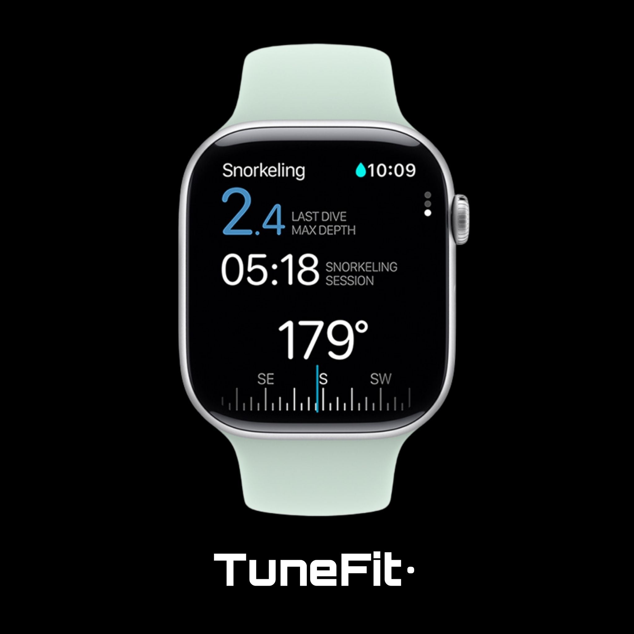 TuneFit Series 10 Smartwatch – 1.91" Full Touch Display, Bluetooth Calling, GPS, SpO2, Heart Rate Monitor, 6-Day Battery, Hassle-Free Warranty