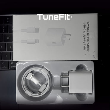TuneFit 20W Fast Charger With Cable